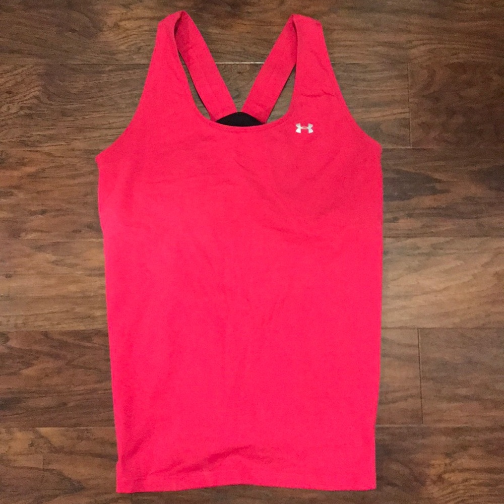 Under Armour Pink Tank Top size large